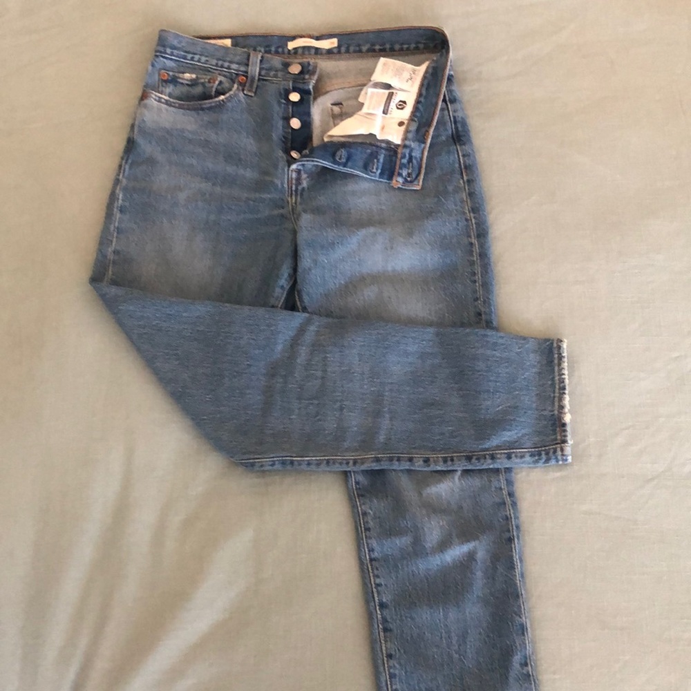 Wedgie Icon Fit High Waist Ankle Jeans, size 28